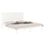 Estructura de cama madera maciza blanca King Size 150x200 cm de , Camas y somieres - Ref: Foro24-3104809, Precio: 146,49 €, D...