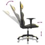 Silla gaming cuero sintético negro y dorado en Sillas gaming | Comprar online en Foro24