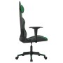 Silla gaming cuero sintético negro y verde en Sillas gaming | Comprar online en Foro24
