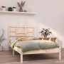 Estructura de cama madera maciza 90x190 cm de , Camas y somieres - Ref: Foro24-3105630, Precio: 84,78 €, Descuento: %