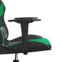 Silla gaming cuero sintético negro y verde en Sillas gaming | Comprar online en Foro24