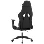 Silla gaming cuero sintético negro y blanco en Sillas gaming | Comprar online en Foro24