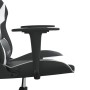 Silla gaming cuero sintético negro y blanco en Sillas gaming | Comprar online en Foro24