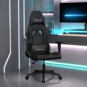 Silla gaming cuero sintético negro en Sillas gaming | Comprar online en Foro24