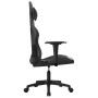 Silla gaming cuero sintético negro en Sillas gaming | Comprar online en Foro24