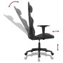 Silla gaming cuero sintético negro en Sillas gaming | Comprar online en Foro24