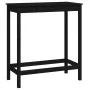 5-teiliges Bar-Set aus massivem schwarzem Kiefernholz von , Möbelsets für Küchen und Esszimmer - Ref: Foro24-3124706, Preis: ...