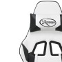 Silla gaming cuero sintético blanco y negro en Sillas gaming | Comprar online en Foro24