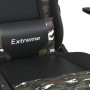 Silla gaming cuero sintético negro y camuflaje en Sillas gaming | Comprar online en Foro24