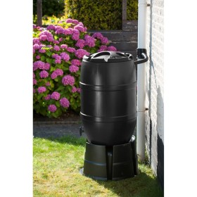 Nature Barril de lluvia 120L 51x81 cm negro