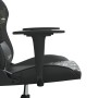 Silla gaming cuero sintético negro y camuflaje en Sillas gaming | Comprar online en Foro24