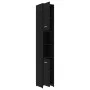 Black engineered wood 4-piece bathroom furniture set by , Bathroom furniture - Ref: Foro24-3056881, Price: 181,92 €, Discount: %