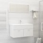 Juego de muebles de baño madera de ingeniería blanco de , Muebles de baño - Ref: Foro24-3070883, Precio: 247,00 €