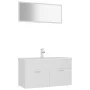 Weißes Badezimmermöbelset aus Holzwerkstoff von , Badezimmermöbel - Ref: Foro24-3070883, Preis: 230,21 €, Rabatt: %