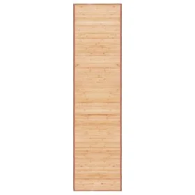 Brauner Bambusteppich 80x300 cm von vidaXL, Teppiche - Ref: Foro24-247206, Preis: 46,32 €, Rabatt: %