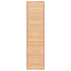 Brown bamboo rug 80x300 cm by vidaXL, Rugs - Ref: Foro24-247206, Price: 47,46 €, Discount: %