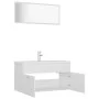 Weißes Badezimmermöbelset aus Holzwerkstoff von , Badezimmermöbel - Ref: Foro24-3070883, Preis: 230,21 €, Rabatt: %