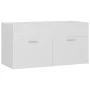 White engineered wood bathroom furniture set by , Bathroom furniture - Ref: Foro24-3070883, Price: 238,15 €, Discount: %