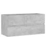 Concrete gray engineered wood cabinet with sink by , bathroom vanities - Ref: Foro24-3071652, Price: 284,07 €, Discount: %