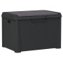 Garden storage box with anthracite PP seat cushion 125 L by , Outdoor storage boxes - Ref: Foro24-364211, Price: 133,39 €, Di...