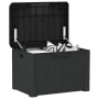 Garden storage box with anthracite PP seat cushion 125 L by , Outdoor storage boxes - Ref: Foro24-364211, Price: 92,57 €, Dis...