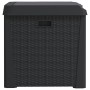 Garden storage box with anthracite PP seat cushion 125 L by , Outdoor storage boxes - Ref: Foro24-364211, Price: 133,39 €, Di...