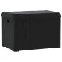 Garden storage box with anthracite PP seat cushion 125 L by , Outdoor storage boxes - Ref: Foro24-364211, Price: 92,57 €, Dis...