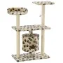 Cat scratching post with sisal post 95 cm beige prints by vidaXL, Cat furniture - Ref: Foro24-170515, Price: 57,72 €, Discoun...