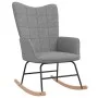 Silla mecedora de tela gris claro de , Mecedoras - Ref: Foro24-328007, Precio: 104,53 €, Descuento: %