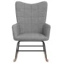 Silla mecedora de tela gris claro de , Mecedoras - Ref: Foro24-328007, Precio: 104,53 €, Descuento: %