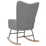 Silla mecedora de tela gris claro de , Mecedoras - Ref: Foro24-328007, Precio: 104,53 €, Descuento: %