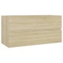Sonoma oak engineered wood vanity unit with sink by , bathroom vanities - Ref: Foro24-3071651, Price: 295,98 €, Discount: %