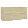 Sonoma oak engineered wood vanity unit with sink by , bathroom vanities - Ref: Foro24-3071651, Price: 284,74 €, Discount: %