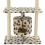 Cat scratching post with sisal post 95 cm beige prints by vidaXL, Cat furniture - Ref: Foro24-170515, Price: 57,72 €, Discoun...