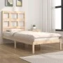 Solid pine wood bed frame 90x190 cm by , Beds and slatted bases - Ref: Foro24-3104443, Price: 81,11 €, Discount: %
