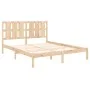 Solid pine wood bed frame 160x200 cm by , Beds and slatted bases - Ref: Foro24-3105610, Price: 131,55 €, Discount: %