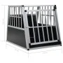Dog cage with single door 65x91x69.5 cm by vidaXL, Dog kennels - Ref: Foro24-170664, Price: 138,85 €, Discount: %