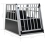 Hundekäfig mit Einzeltür 65x91x69,5 cm von vidaXL, Hundehütten - Ref: Foro24-170664, Preis: 141,06 €, Rabatt: %