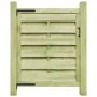Puerta de valla madera de pino impregnada verde 100x100 cm de vidaXL, Puertas de jardín - Ref: Foro24-45315, Precio: 52,30 €,...