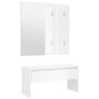 Glänzend weißes Sperrholz-Dielenmöbel-Set von , Kleiderschränke - Ref: Foro24-3082050, Preis: 128,08 €, Rabatt: %
