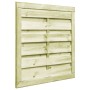 Green impregnated pine wood fence gate 100x100 cm by vidaXL, garden gates - Ref: Foro24-45315, Price: 49,09 €, Discount: %