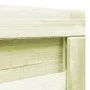 Puerta de valla madera de pino impregnada verde 100x100 cm de vidaXL, Puertas de jardín - Ref: Foro24-45315, Precio: 52,30 €,...