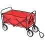 Klappwagen aus rotem Stahl von vidaXL, Lastenstapler - Ref: Foro24-143778, Preis: 90,18 €, Rabatt: %