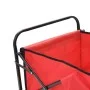 Klappwagen aus rotem Stahl von vidaXL, Lastenstapler - Ref: Foro24-143778, Preis: 90,18 €, Rabatt: %