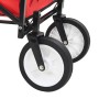 Folding red steel hand cart by vidaXL, Cargo forklifts - Ref: Foro24-143778, Price: 91,89 €, Discount: %