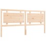 Bed frame with solid wood headboard 180x200 cm by , Beds and slatted bases - Ref: Foro24-3192181, Price: 180,16 €, Discount: %