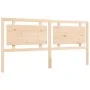 Bed frame with solid wood headboard 180x200 cm by , Beds and slatted bases - Ref: Foro24-3192181, Price: 177,54 €, Discount: %