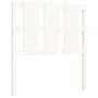 White solid wood bed frame with headboard 90x190 cm by , Beds and slatted bases - Ref: Foro24-3192197, Price: 107,50 €, Disco...