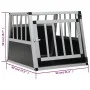 Hundekäfig mit Einzeltür 54x69x50 cm von vidaXL, Hundehütten - Ref: Foro24-170666, Preis: 93,68 €, Rabatt: %