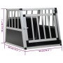 Hundekäfig mit Einzeltür 54x69x50 cm von vidaXL, Hundehütten - Ref: Foro24-170666, Preis: 94,90 €, Rabatt: %
